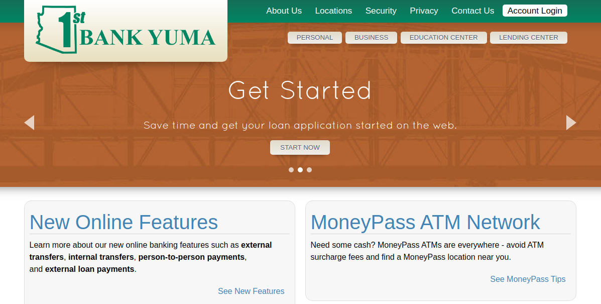 1st Bank Yuma Logo