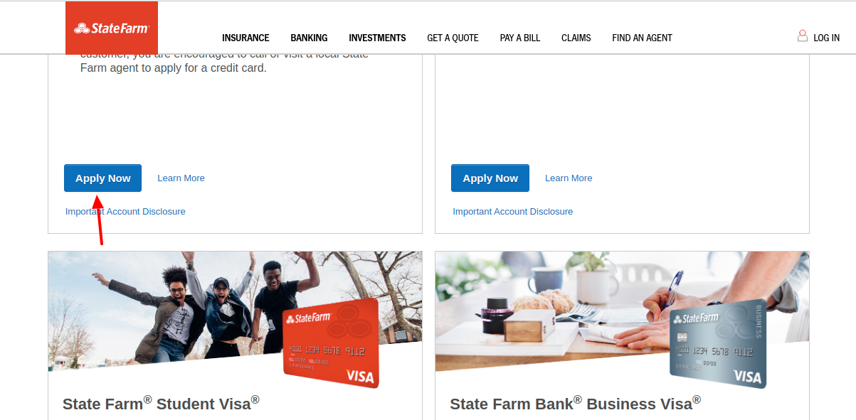 State Farm Bank Credit Card Apply