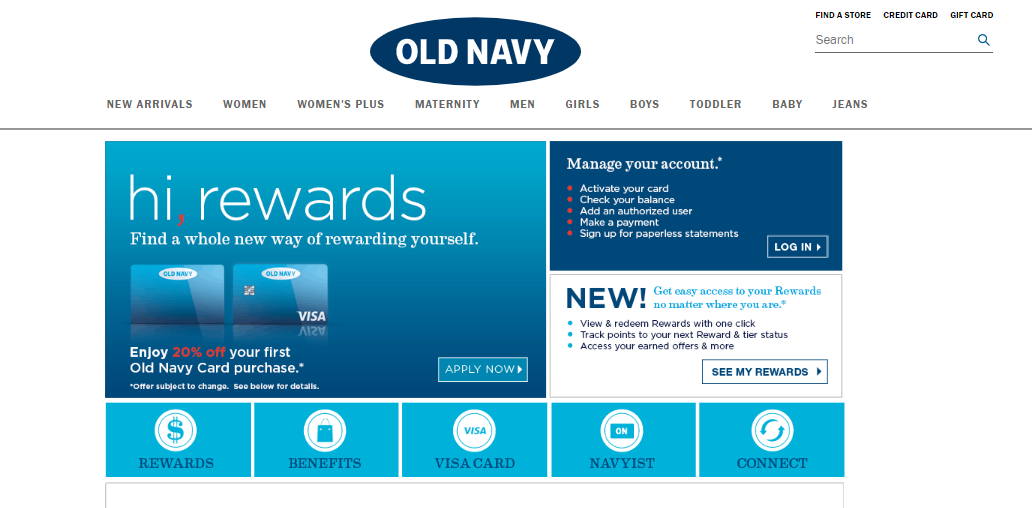 Old Navy Credit Card Activation