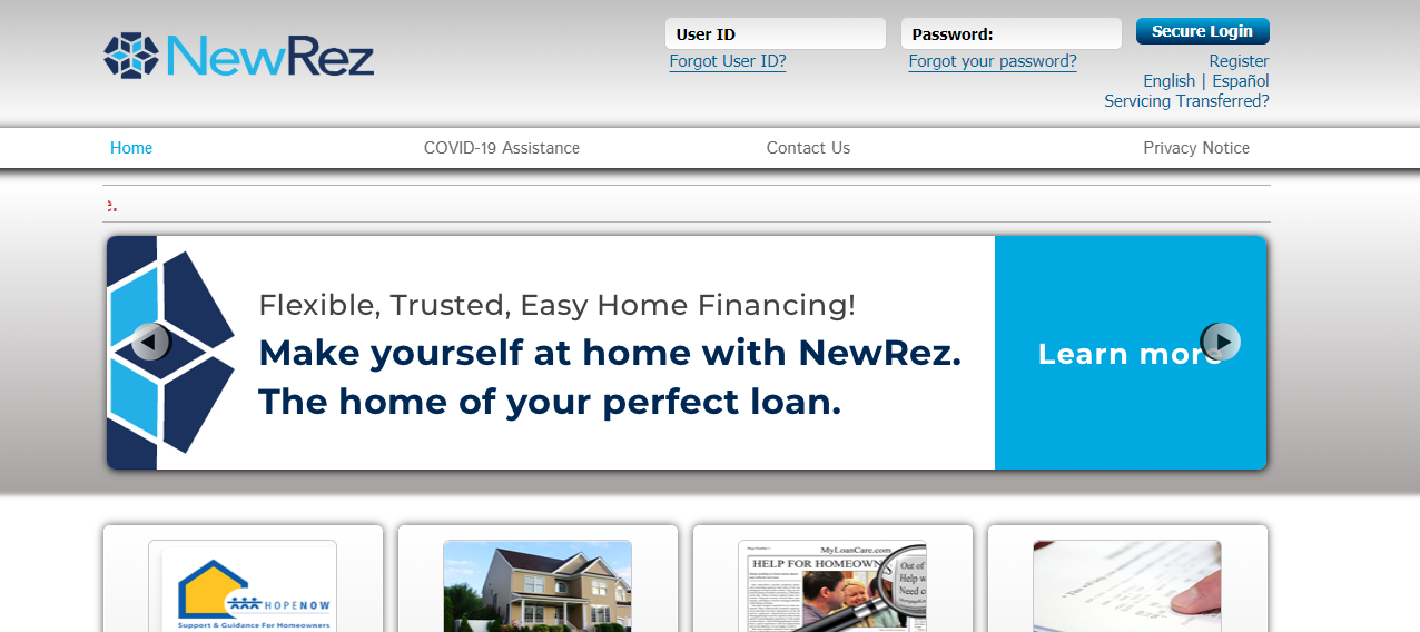Pay NewRez Loan Payment