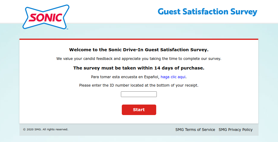 Sonic Drive Survey