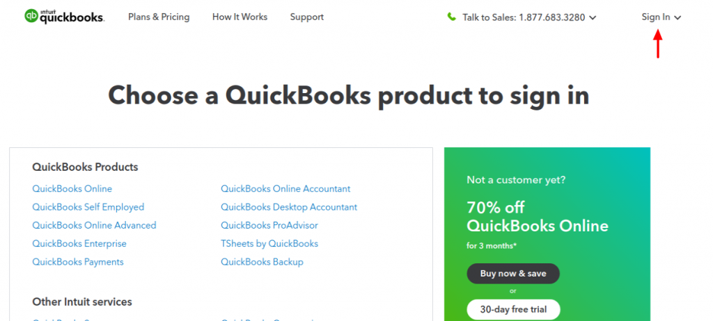 online quickbooks login