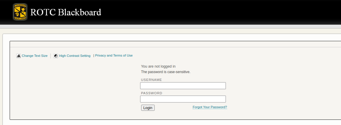 rotc blackboard logo