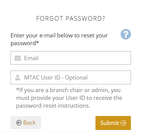 MTAC Platform Login