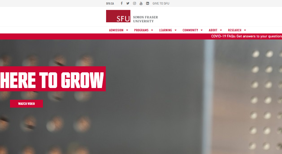 SFU student portal