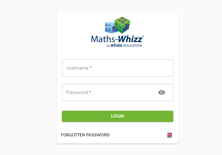 maths whizz login